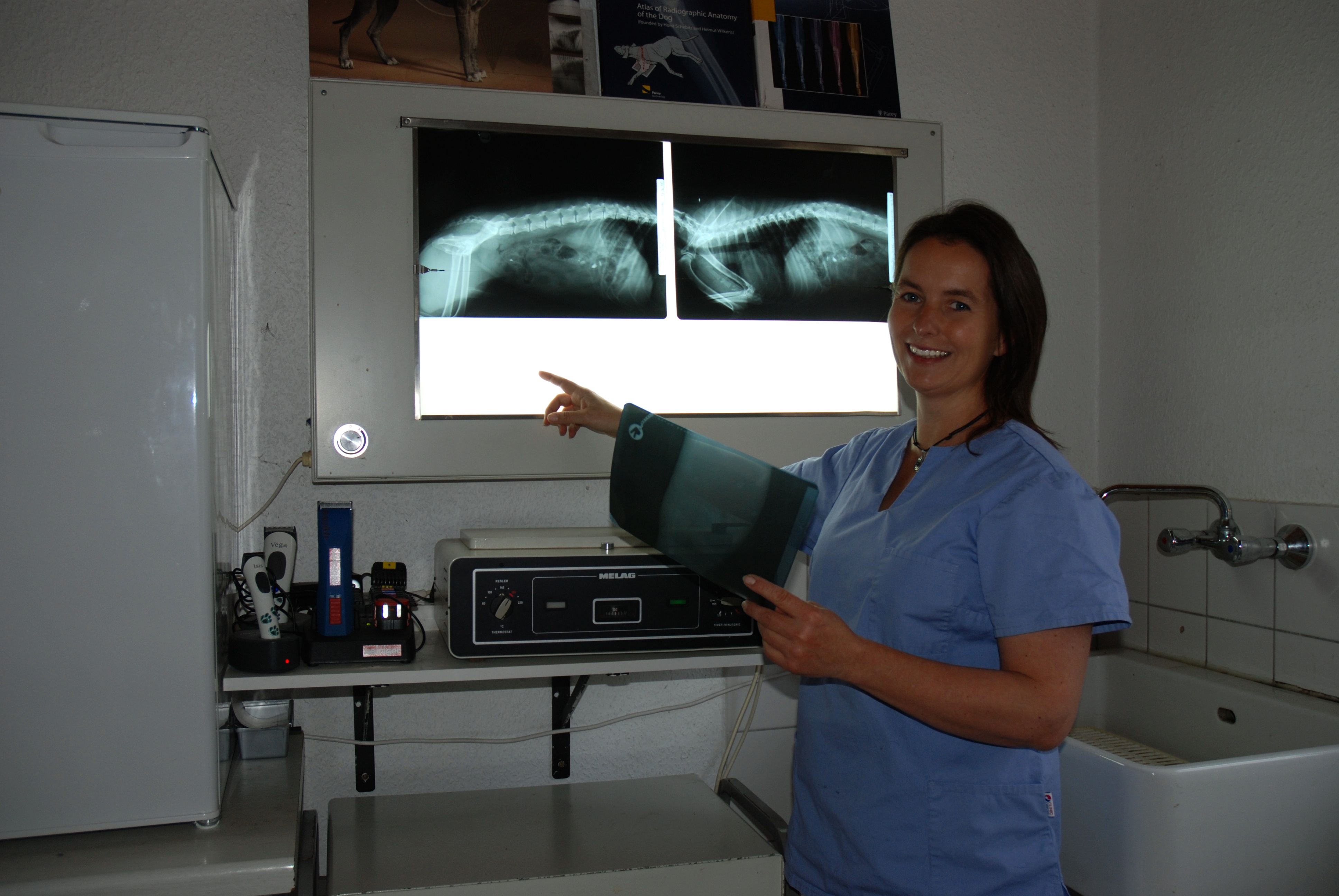 Ulrike bei der Arbeit